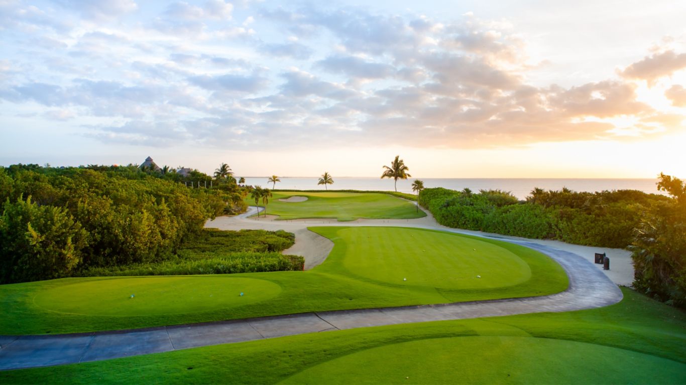 greens at El Camaleón PGA-Championship golf course